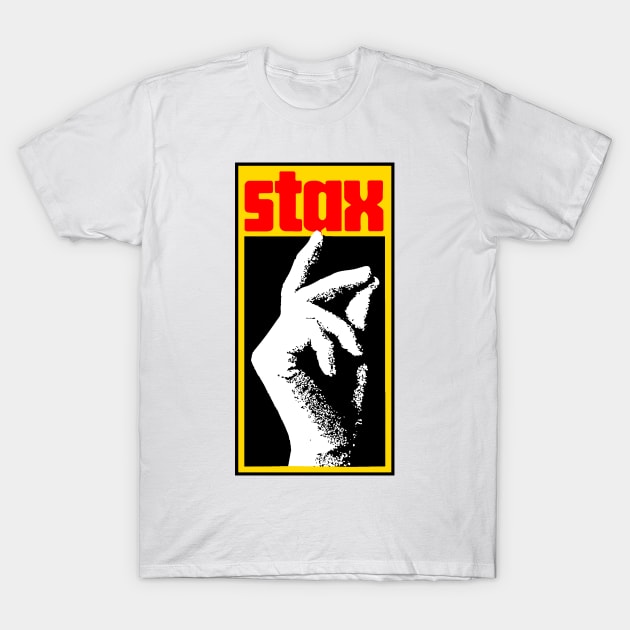 Stax Hand Finger Yellow T-Shirt by Discontrol Std